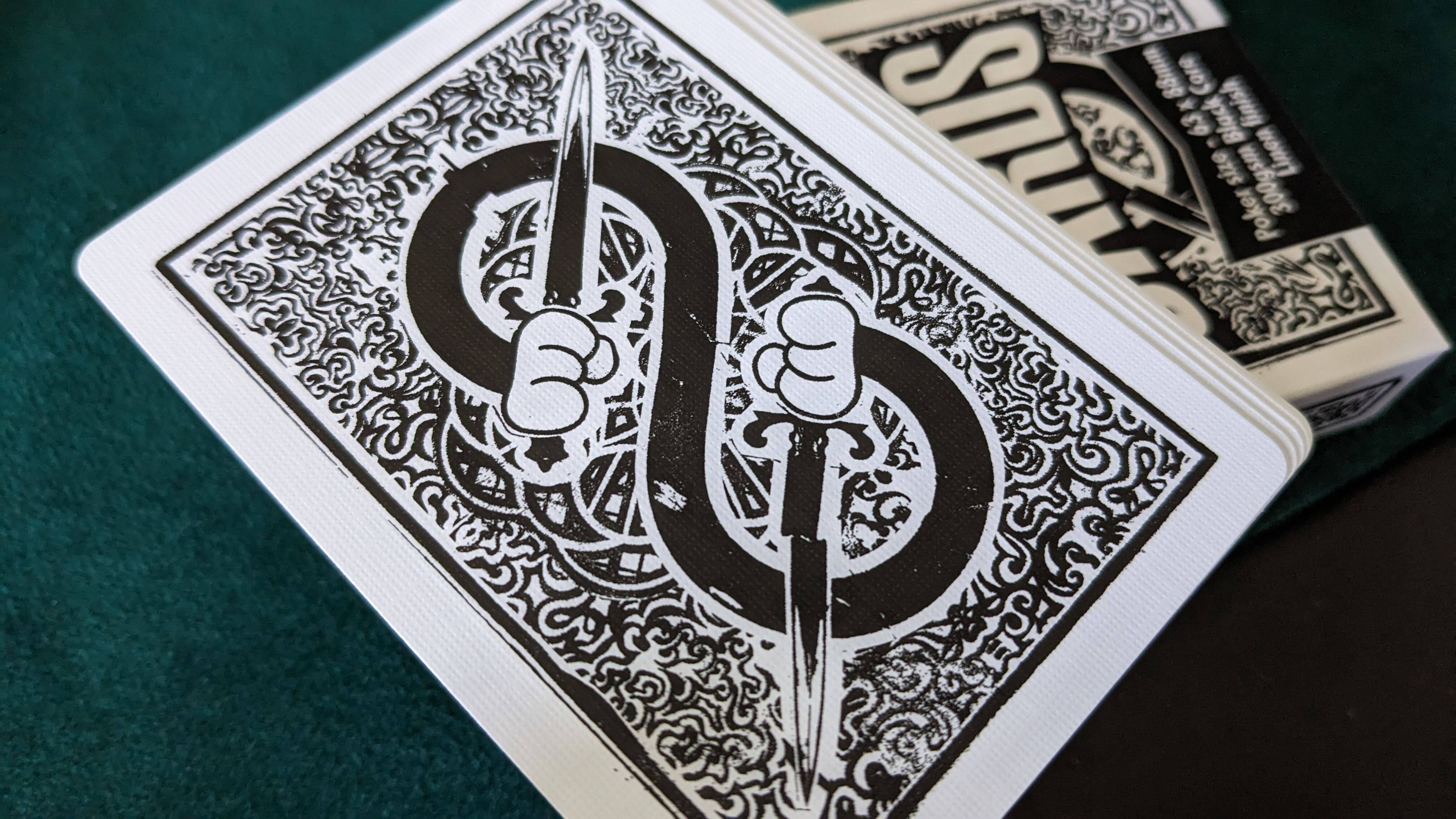 The back design of the Zine Playing Cards deck.