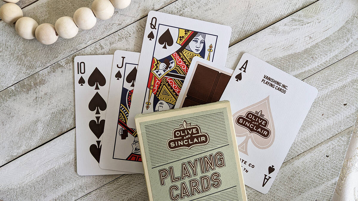 The Olive and Sinclair Playing Cards by Vanishing Inc.
