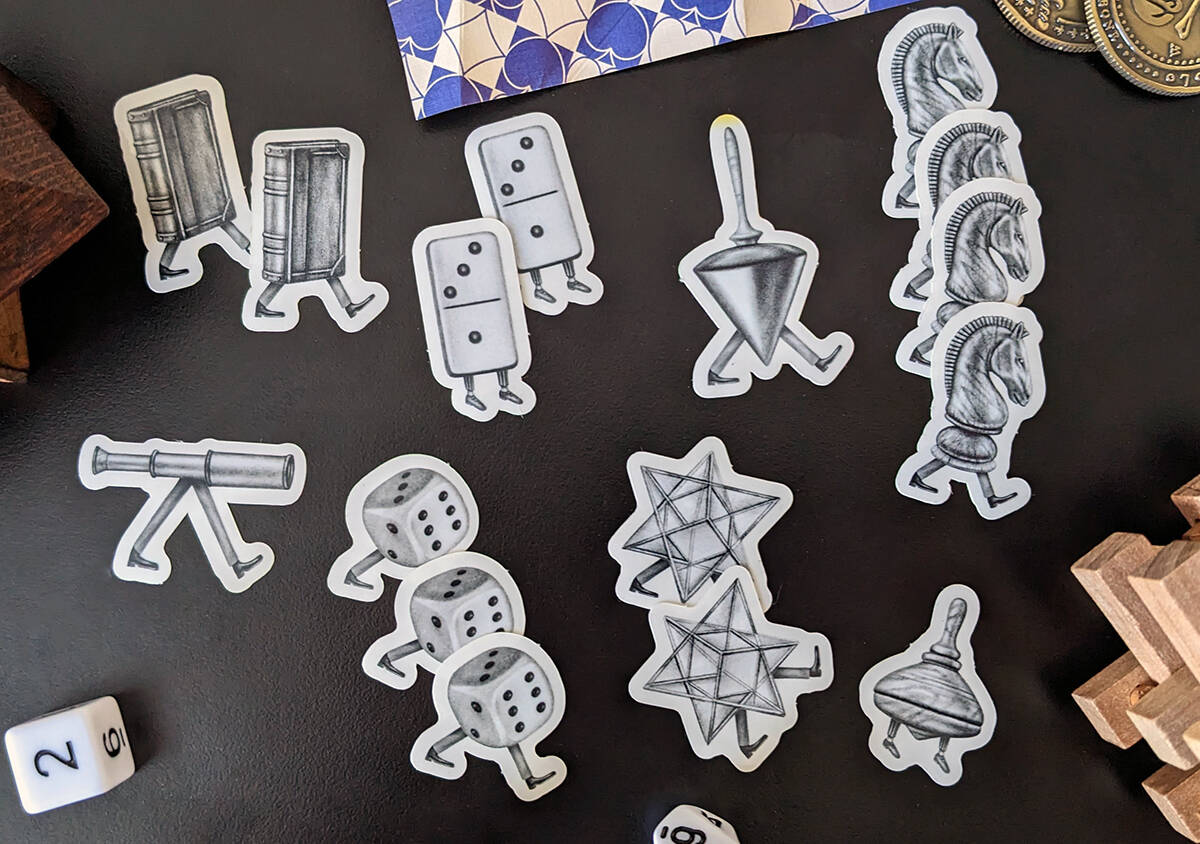Art of Play's fun puzzle and trinket stickers.