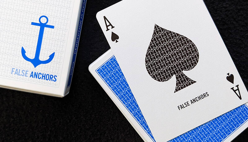 The Ace of Spades from the False Anchors V1 deck