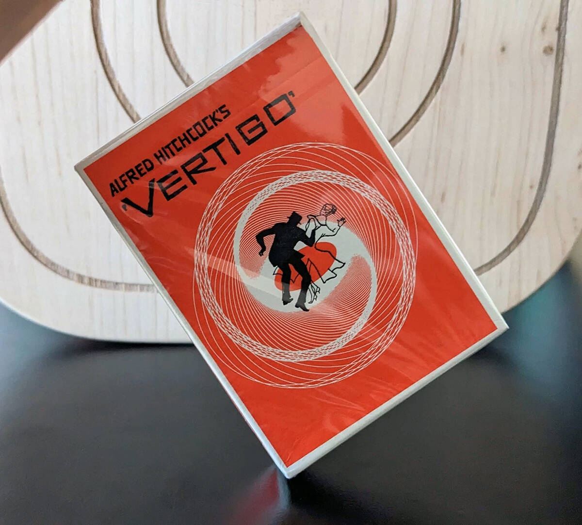 The Vertigo deck, by Art of Play, paying tribute to Alfred Hitchcock's work of the same name.