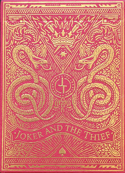 Joker and the Thief: Blood Red Edition Playing Cards