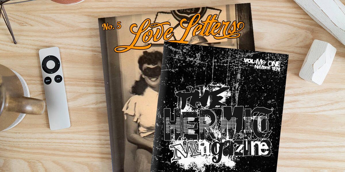 The Hermit and Love Letters magic magazines.